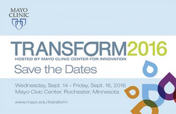 Image of InterGroup Institute for Understanding Chair George C. Halvorson to speak at the Mayo Clinic’s annual Transform conference. 
