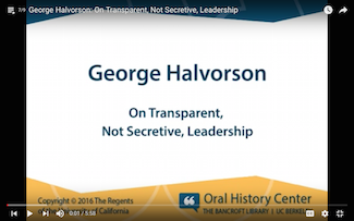 George Halvorson on Transparent, Non-secretive Leadership Image for George Halvorson on Transparent, Non-secretive Leadership